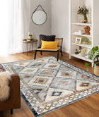 Covor, 38520A , 200x290 cm, 100% POLIESTER/POLIPROPLEN, Albastru