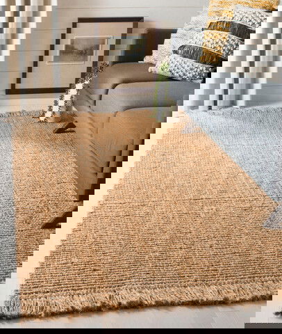 Covor, 00022A , 200x290 cm, Iuta, Natural
