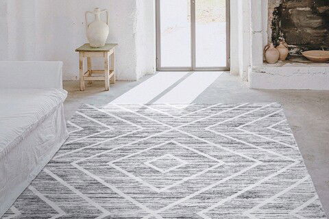 Covor, 38590A Bohemian, 80x150 cm, Polipropilena, Gri