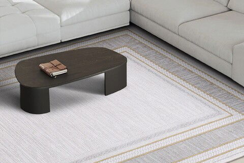 Covor, 46009 Neva, 80x150 cm, Fibre acrilice, Gri