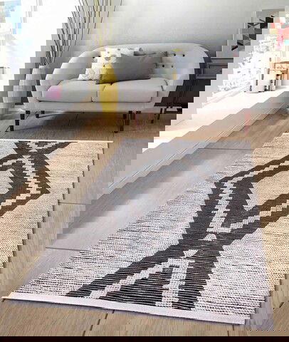 Covor de hol, 1522, 80x150 cm, Catifea, Multicolor