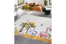 Covor de hol, 4034A, 100x400 cm, Catifea, Multicolor