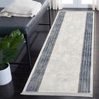 Covor, Basak 0188A, 80x150 cm, Polipropilena, Albastru / Gri / Alb