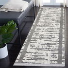 Covor, Basak 0185A, 120x170 cm, Polipropilena, Gri/Alb