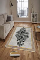 Covor de hol, HMNT595, 80x150 cm, Poliester, Multicolor