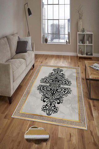 Covor de hol, HMNT595, 80x150 cm, Poliester, Multicolor