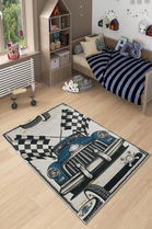 Covor, W1005, 80x120 cm, Poliester, Multicolor