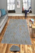 Covor de hol, HMNT69, 80x150 cm, Poliester, Multicolor