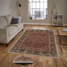 Covor de hol, EEXFAB449, 80x300 cm, Poliester, Multicolor