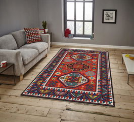 Covor, ASR CRPT-113 , 100x140 cm, Poliester, Multicolor