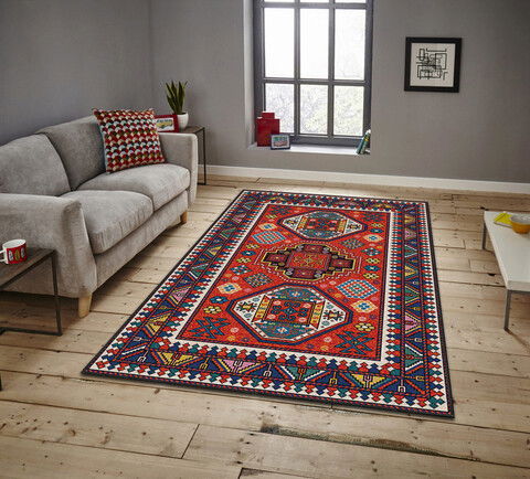 Covor, ASR CRPT-113 , 100x140 cm, Poliester, Multicolor