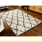 Covor, G0276M, 160x230 cm, Polipropilena, Crem/Negru
