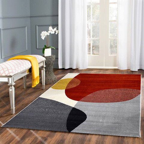 Covor, Gr315 , 150x230 cm, Polipropilena, Portocala / Crema