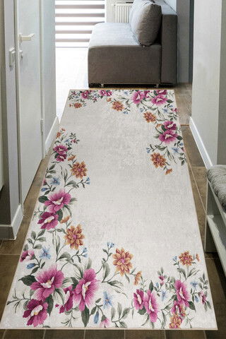 Covor de hol, Mu181, 80x150 cm, Poliamida, Liliac