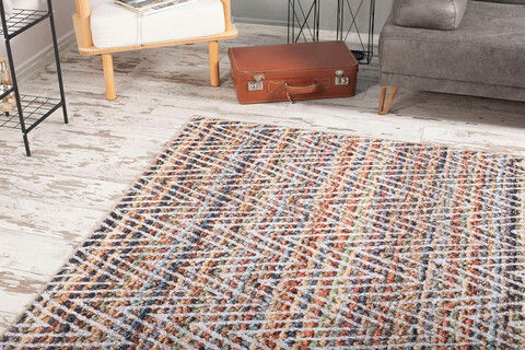 Covor de hol, Dorian Chenille AL 260, 75x150 cm, Poliester , Multicolor