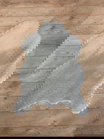 Covor, Post Plush, 60x90 cm, Poliester, Gri deschis