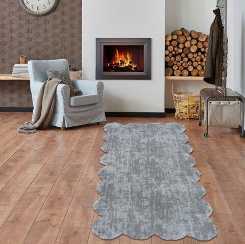 Covor, Laser Pattern, 120x180 cm, Poliester, Gri deschis
