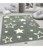 Covor, Machine Star, 120x180 cm, 30% POLIESTER/70% POLIPROPLEN, Gri