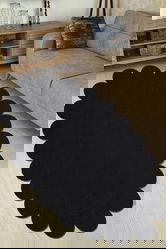 Covor, Ellipse Daisy, 150x230 cm, Poliester, Negru