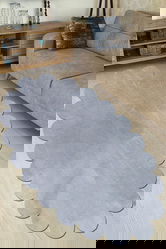 Covor, Ellipse Daisy, 150x230 cm, Poliester, Gri deschis