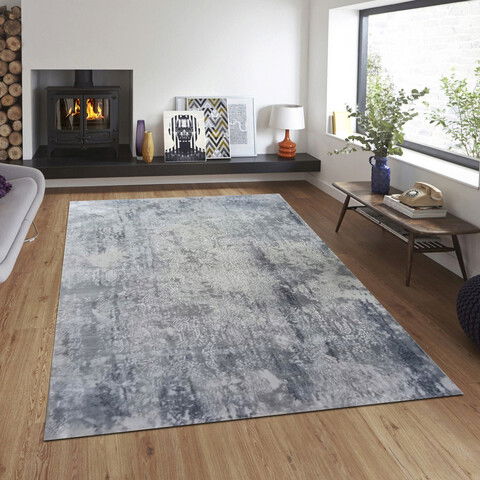 Covor, 9258, 160x230 cm, 30% POLIESTER/70% POLIPROPLEN, Albastru