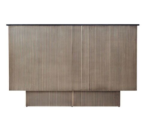 Bufet inferior Virat, Bizzotto, 160 x 40 x 100 cm, lemn de mango/alama antichizata