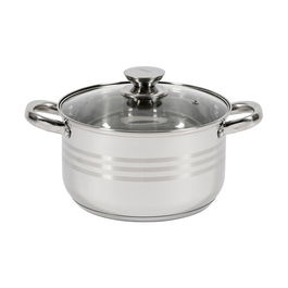 Oala cu capac Myra, Cooking by Heinner, Ø22 cm, 4.5 L, inox/sticla