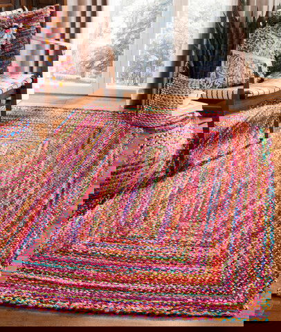 Covor, 00013A , 200x290 cm, Iuta, Multicolor
