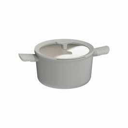 Oala cu capac BergHOFF, Leo Balance Moonmist , Ø24 cm, 5.5 L, aluminiu reciclat, strat antiaderent