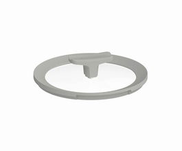 Capac din sticla BergHOFF, Leo Balance Moonmist , Ø20 cm, margine din silicon