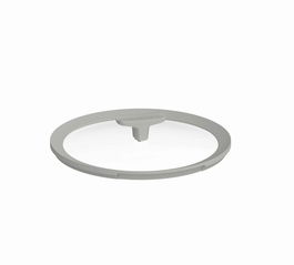 Capac din sticla BergHOFF, Leo Balance Moonmist , Ø28 cm, margine din silicon