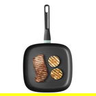 Tigaie grill BergHOFF, Leo Sage, 26 x 26 cm, aluminiu, invelis antiaderent, verde