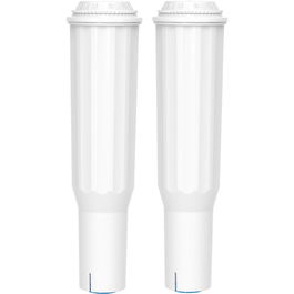 Set de 2 filtre de inlocuire compatibile cu Jura Impressa, Nespresso IT'S PURE EXPERT, carbune activ argintat, alb