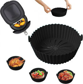 Forma din silicon pentru friteuza cu aer cald YAWMLYE, negru, 17 x 3,5 x 5,4 cm