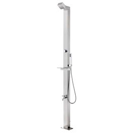 Dus de exterior din otel inoxidabil, Sima Outdoor Aluminiu, L20xl12xH220 cm