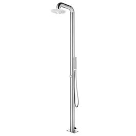 Dus de exterior din otel inoxidabil, Lumia Maro / Crom, L20xl12xH225 cm