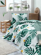 Cuvertura pique Single, Monstera, EnLora Home, Bumbac