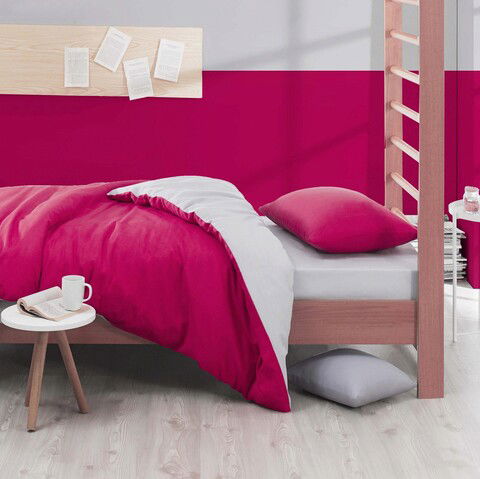 Lenjerie de pat pentru o persoana, Mix, EnLora Home, 65% Bumbac/35% Poliester