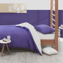 Lenjerie de pat pentru o persoana, Mix, EnLora Home, 65% Bumbac/35% Poliester