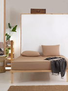 Lenjerie de pat pentru o persoana, Fresh Color, EnLora Home, Bumbac Ranforce