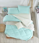 Lenjerie de pat dubla, Mix, EnLora Home, 65% Bumbac/35% Poliester