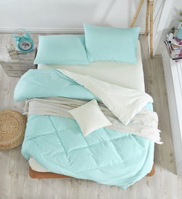 Lenjerie de pat dubla, Mix, EnLora Home, 65% Bumbac/35% Poliester