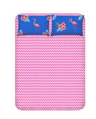 Set de pat dublu 3 piese, Flemenco, EnLora Home, Bumbac Ranforce