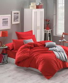 Set cuvertura dubla 3 piese, Fresh Color, EnLora Home, Bumbac Ranforce