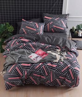 Set cuvertura dubla 3 piese, Magnolia, EnLora Home, Bumbac Ranforce
