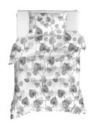 Set lenjerie de pat pentru o persoana 2 piese, Colin, EnLora Home, Bumbac Ranforce