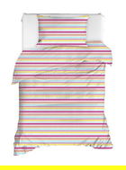 Set lenjerie de pat pentru o persoana 2 piese, İva, EnLora Home, Bumbac Ranforce