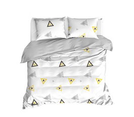 Set cuvertura dubla 3 piese, Erois, EnLora Home, Bumbac Ranforce