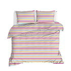 Set cuvertura dubla 3 piese, İva, EnLora Home, Bumbac Ranforce