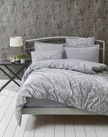Set cuvertura dubla 3 piese, Muster, EnLora Home, Bumbac Ranforce